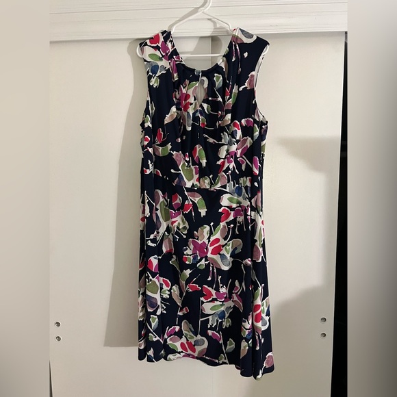 Navy floral Wisp dress 22W - Picture 1 of 4